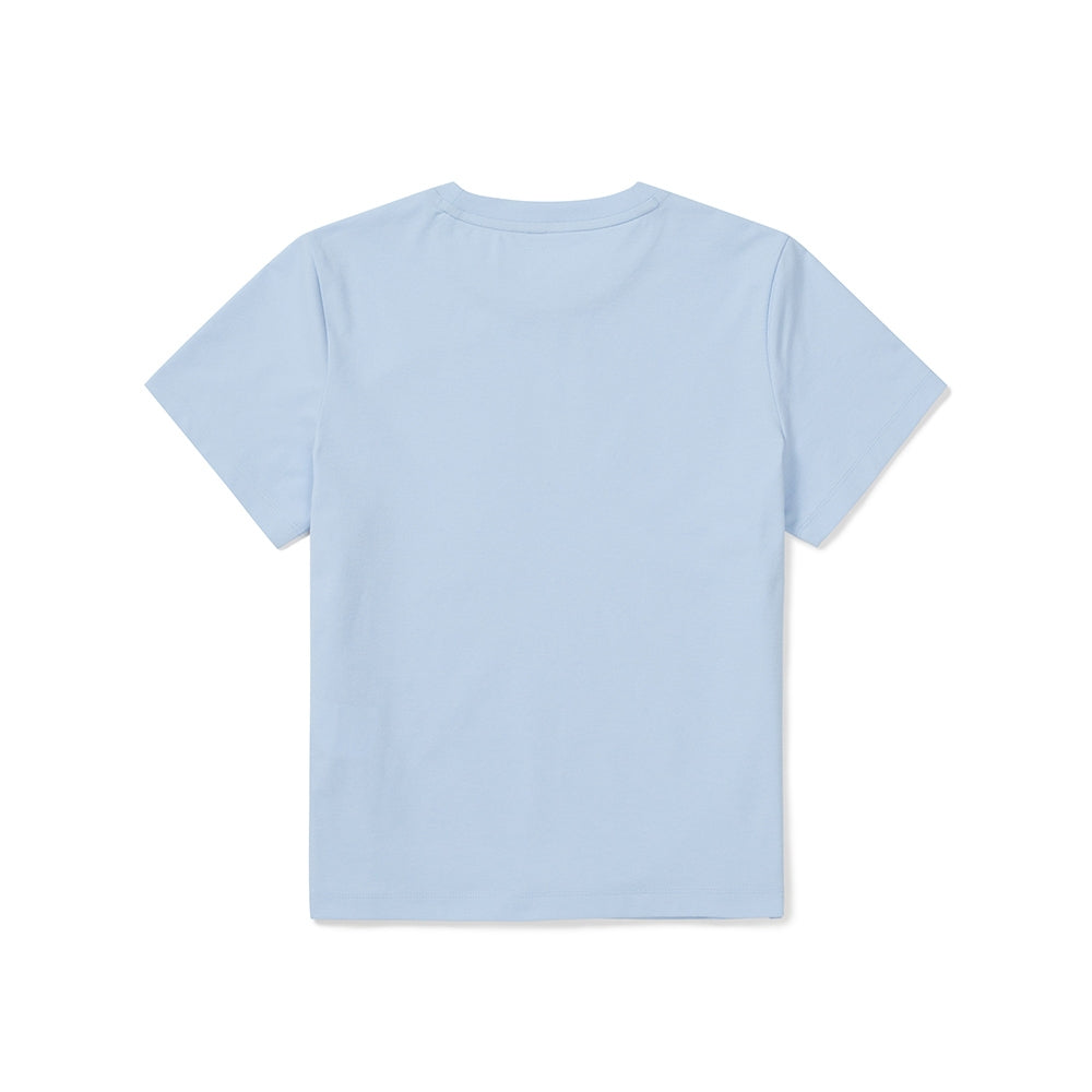 퀵드라이 여성 아스타리스크 반팔 티셔츠 Pastel Blue