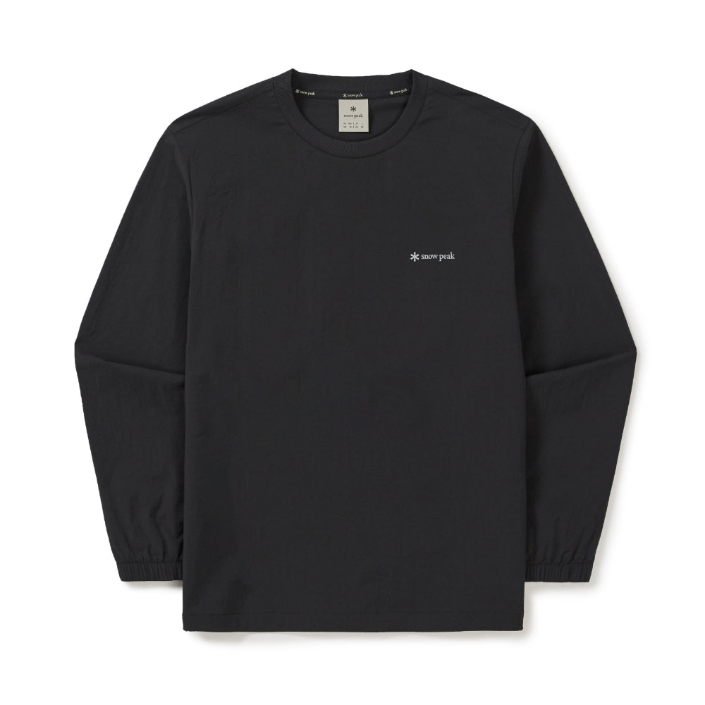 루트 레터링 우븐 패치 맨투맨 Dark Charcoal