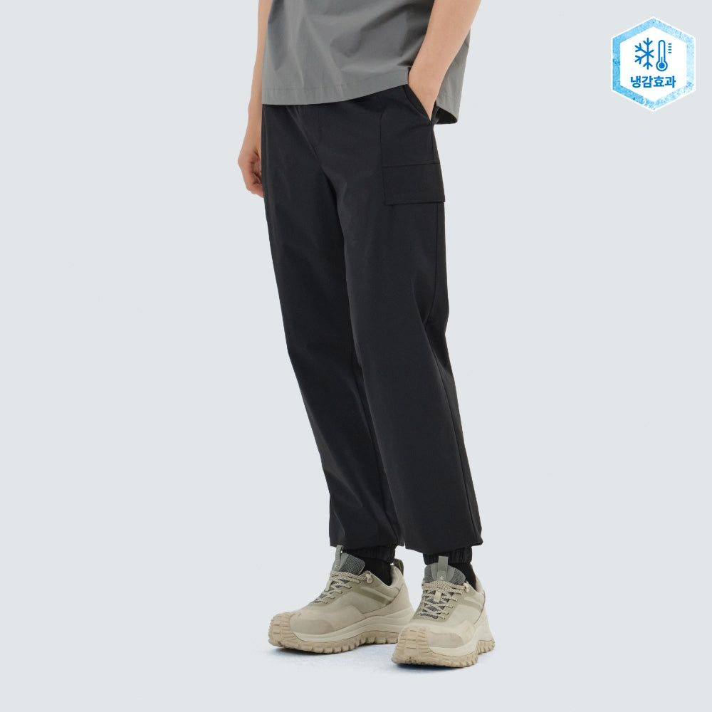 냉감 씬테크 카고 조거 팬츠 Black