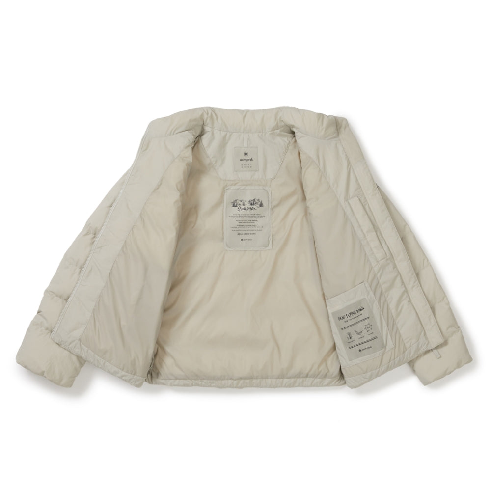 랜드에어 여성 스탠드넥 경량 다운 자켓 Light Beige