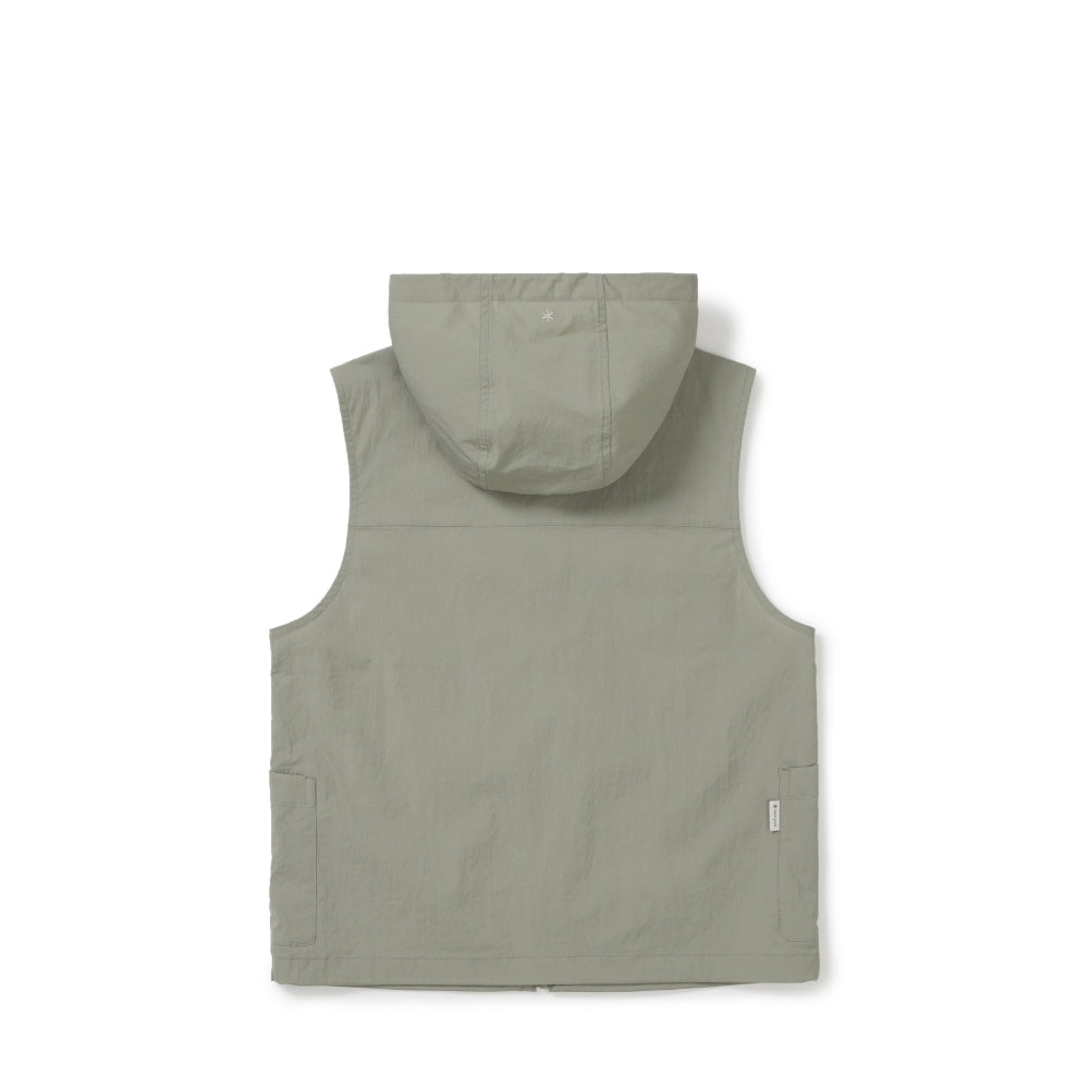 루트 여성 후드 베스트 Khaki Gray