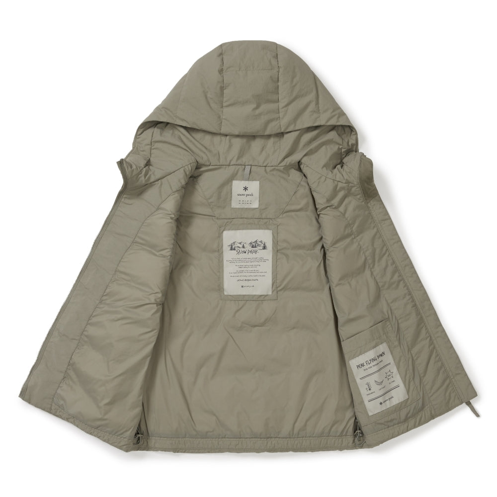 랜드 여성 후드 경량 다운 베스트 Olive
