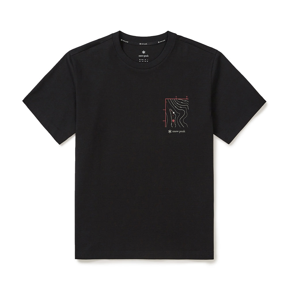 에어로쿨 다니가와산 반팔 티셔츠 Black