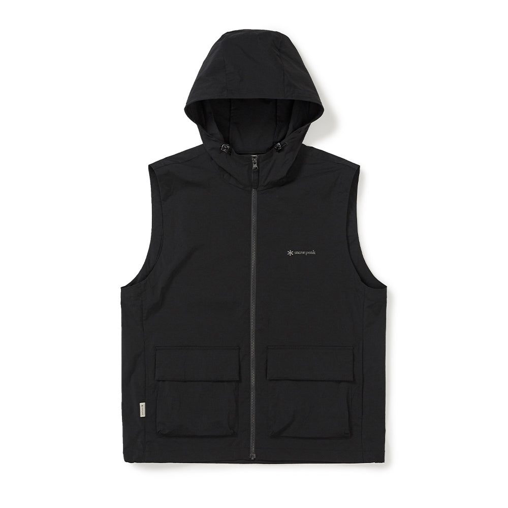 루트 후드 베스트 Black