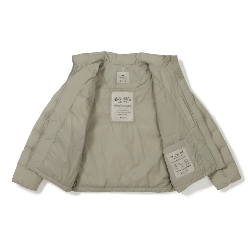 랜드에어 여성 스탠드넥 경량 다운 자켓 Teal Khaki