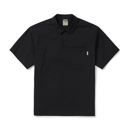 냉감 루트 포켓 반팔 폴로 티셔츠 Black