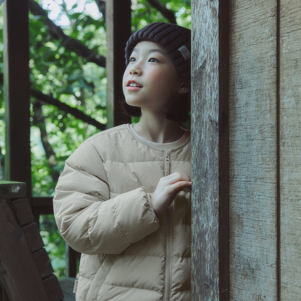 키즈 랜드 경량 다운 자켓 Light Beige