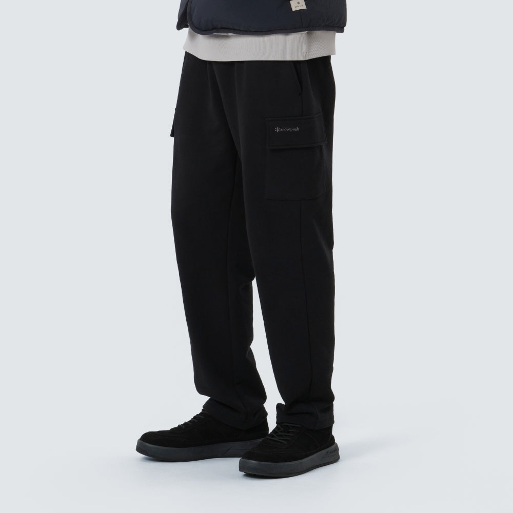 랜드 테이퍼드 팬츠 Black