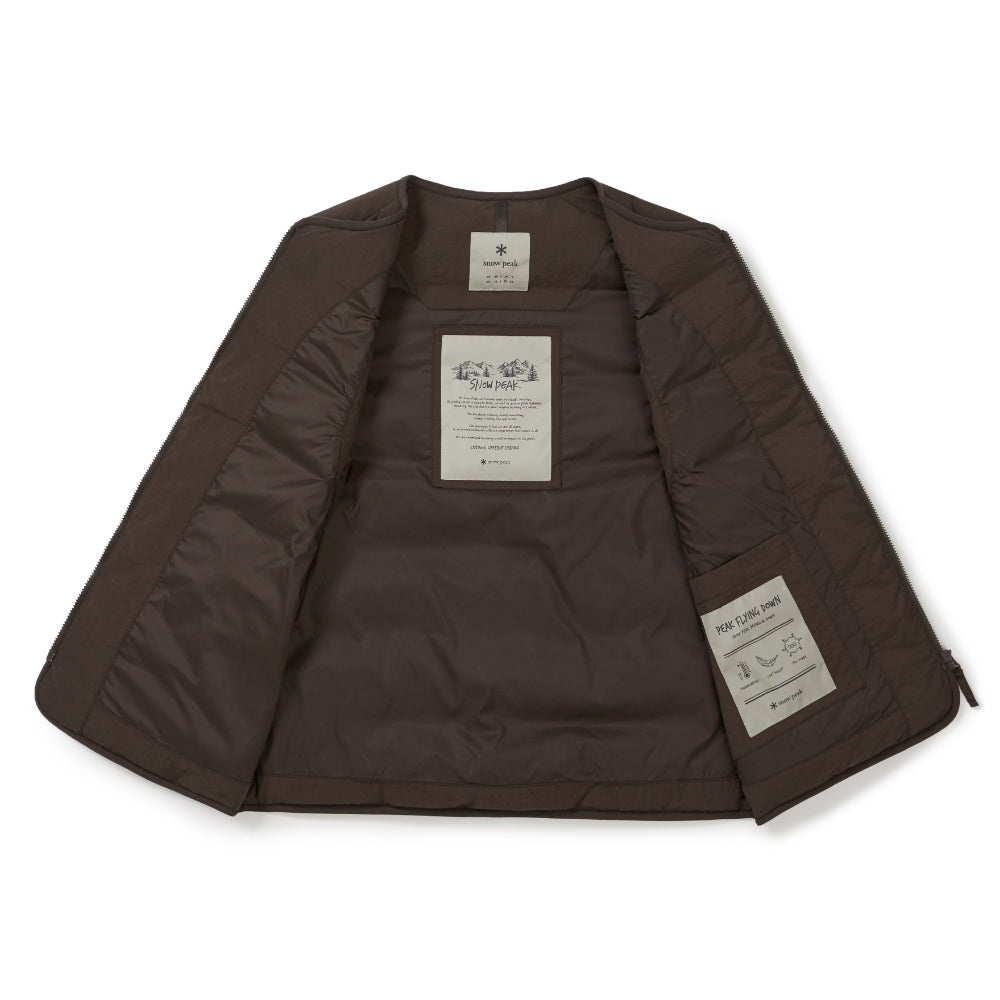 랜드 여성 경량 다운 베스트 Choco Brown