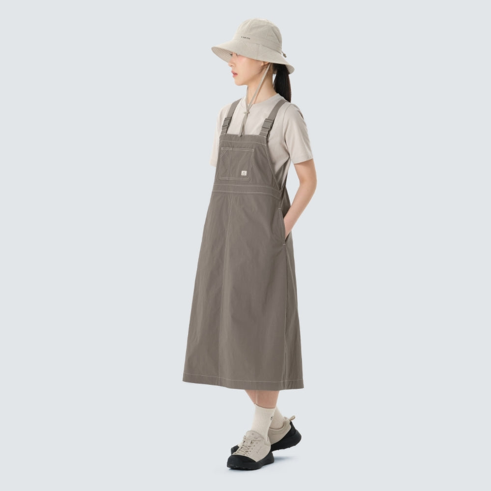 클랜드 오버롤 원피스 Vintage Gray
