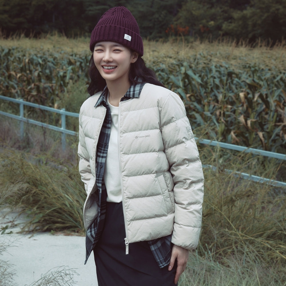 리사이클 체크 셔츠 Black
