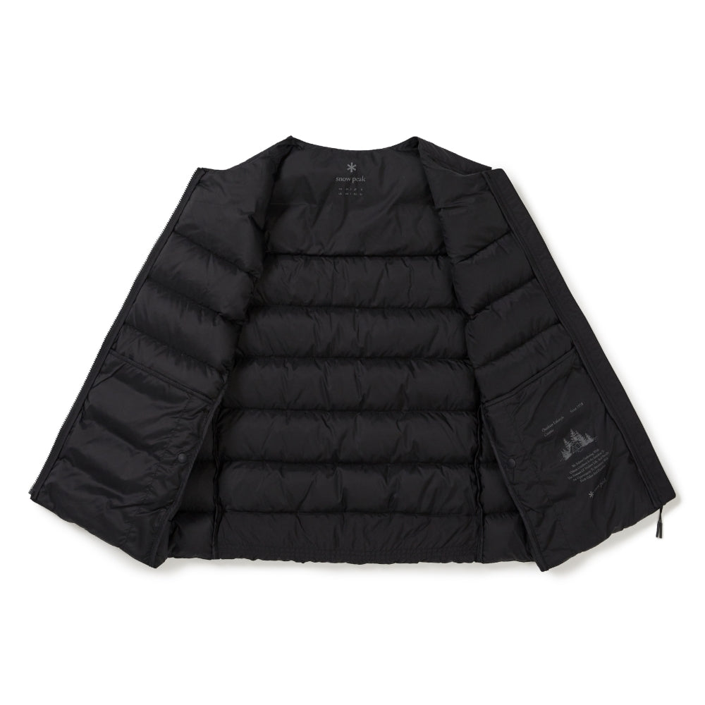 에어리 여성 라운드넥 경량 다운 베스트 Dark Charcoal