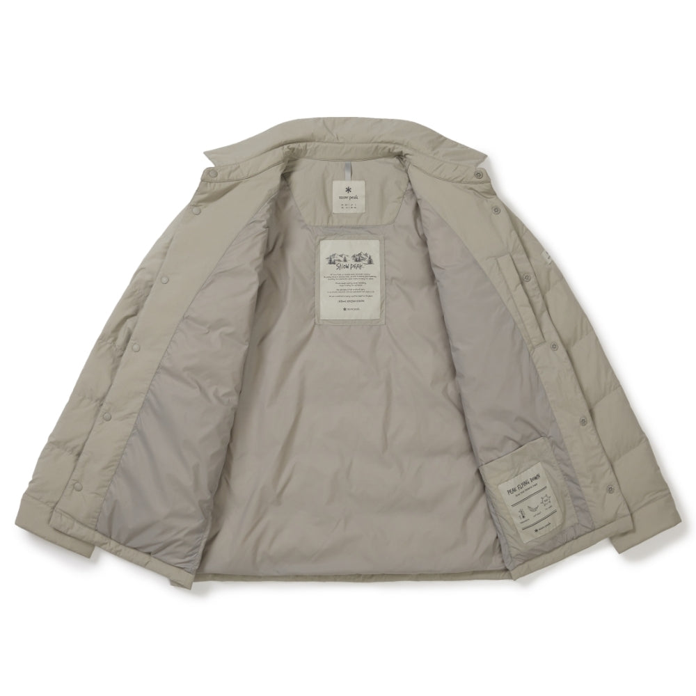 랜드에어 셔츠 경량 다운 자켓 Fog Gray