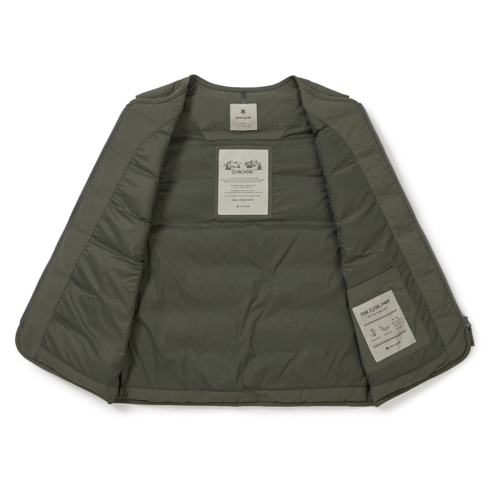 랜드 경량 다운 베스트 Khaki
