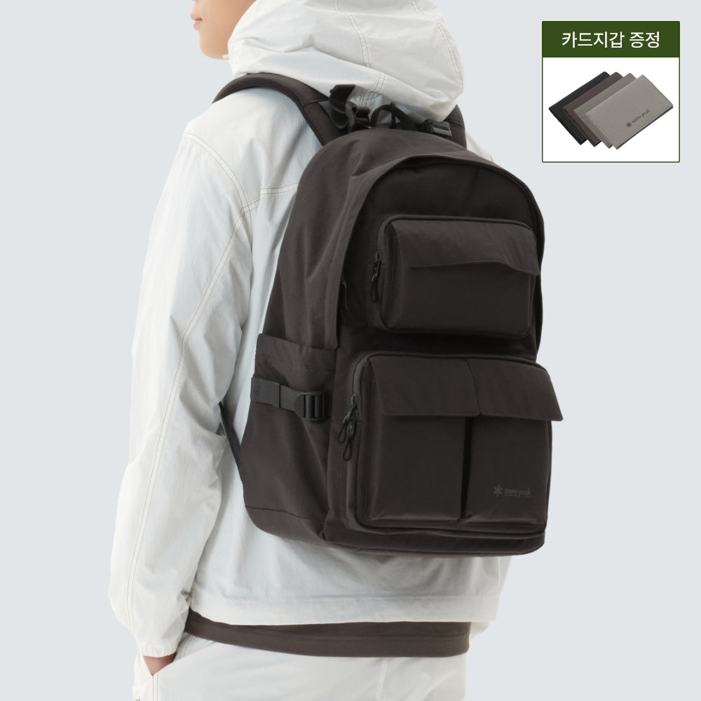 듀얼테크 멀티 포켓 백팩 25L Chocolate Khaki
