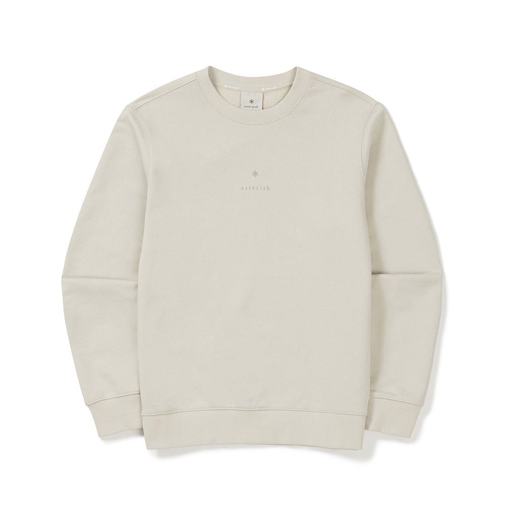 여성 아스타리스크 맨투맨 Light Beige