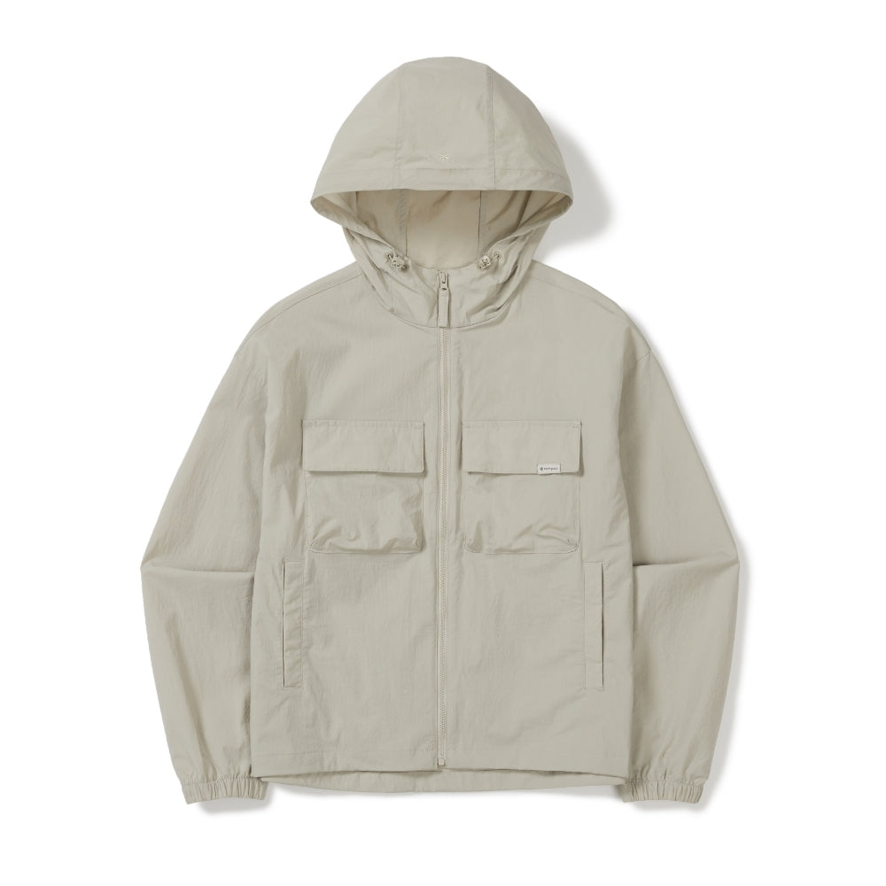 루트 여성 포켓 바람막이 Light Beige
