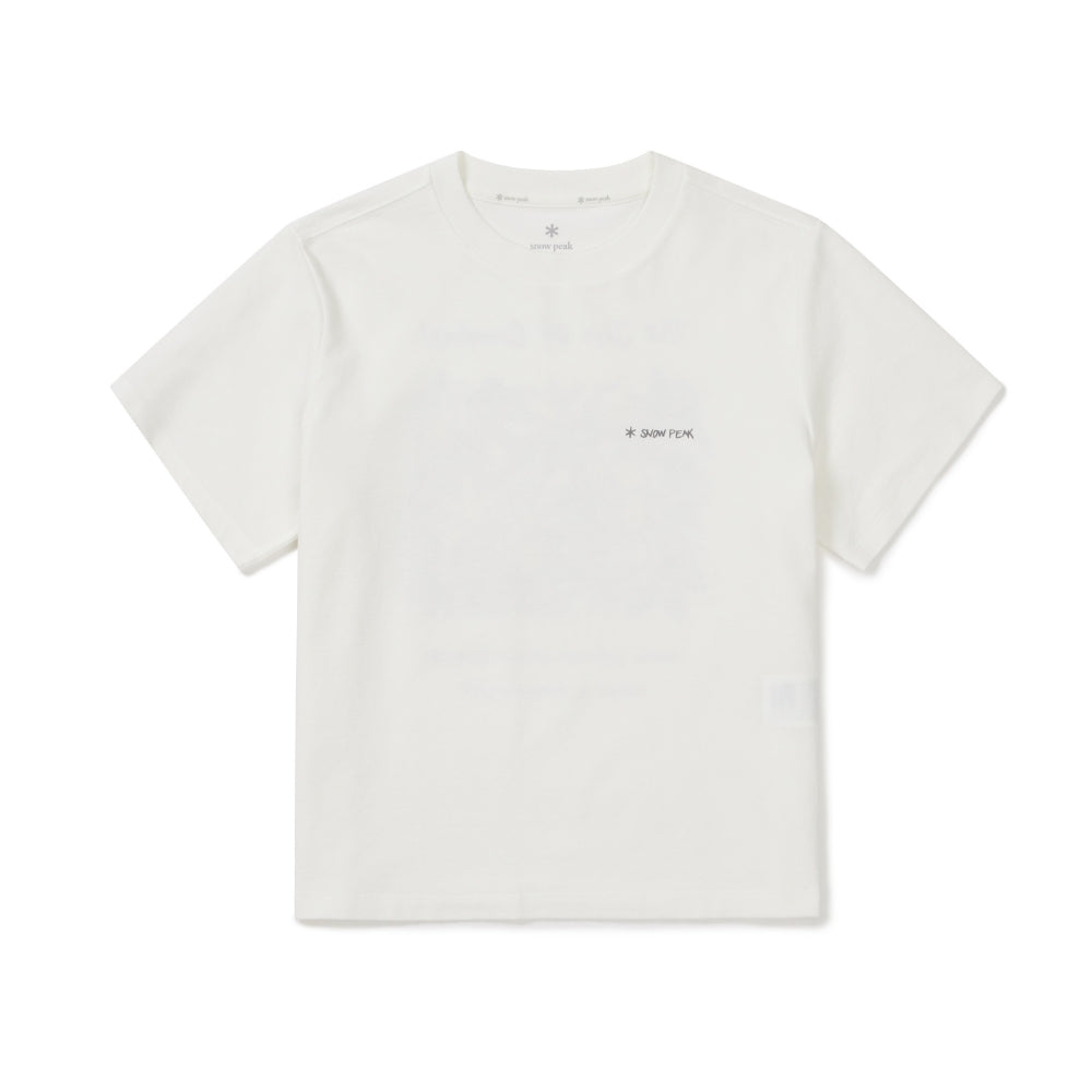 소로나 여성 트로피컬 반팔 티셔츠 Off White