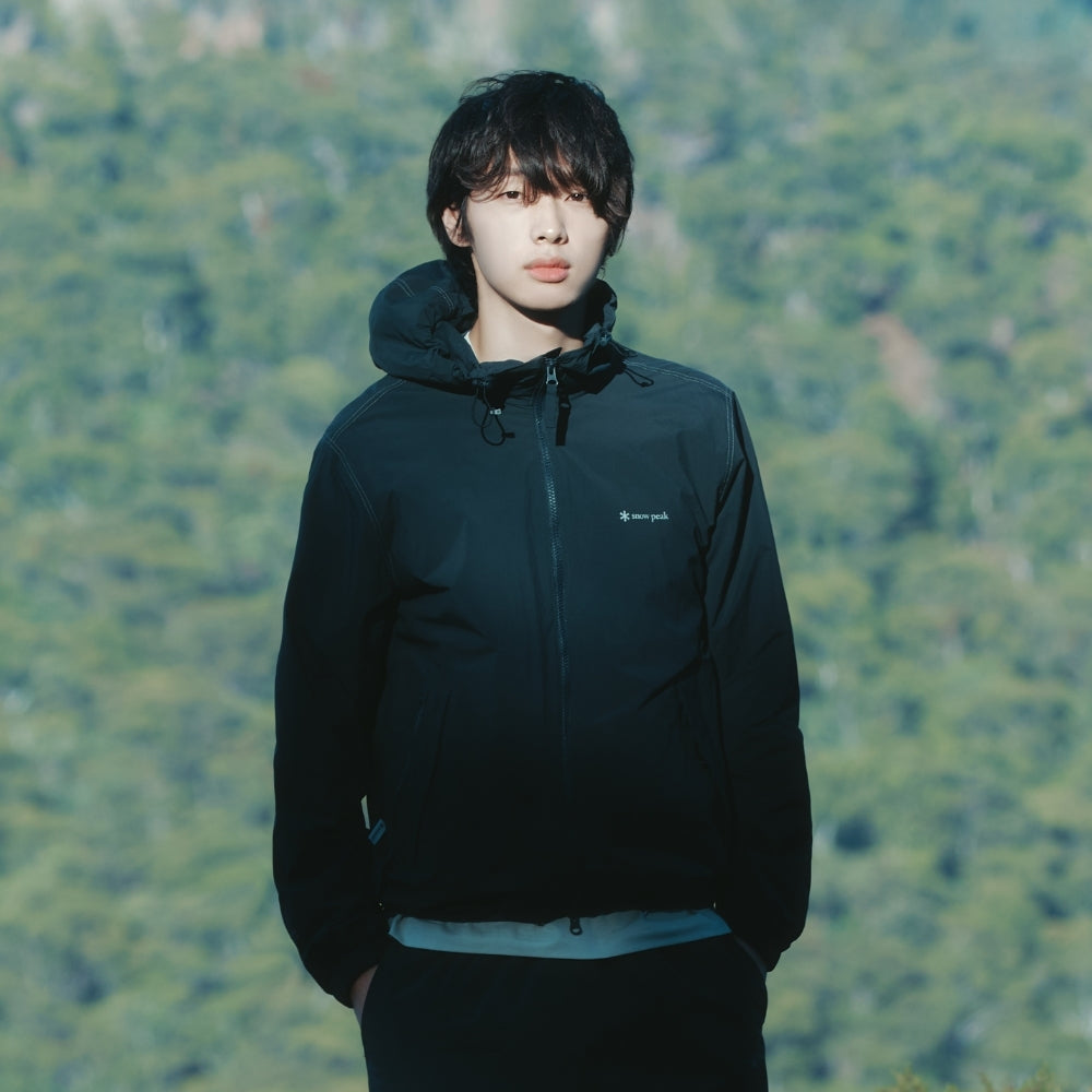 경량 타슬란 윈드스토퍼 후드 바람막이 Navy