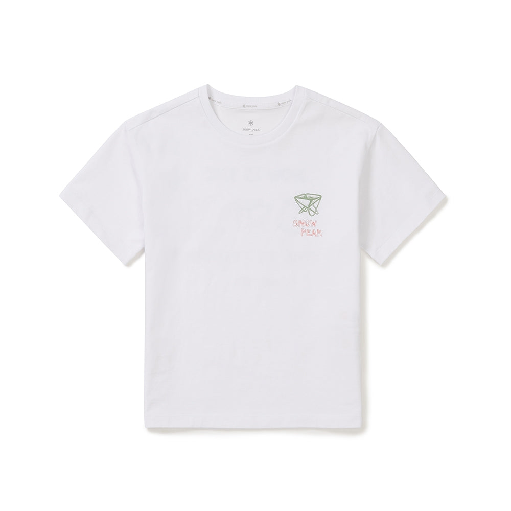 키즈 에어로쿨 기어 반팔 티셔츠 White