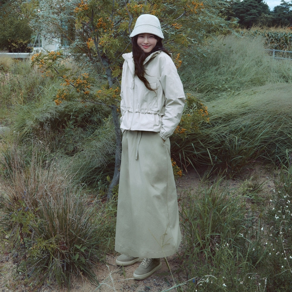 리나 스커트 Khaki Beige