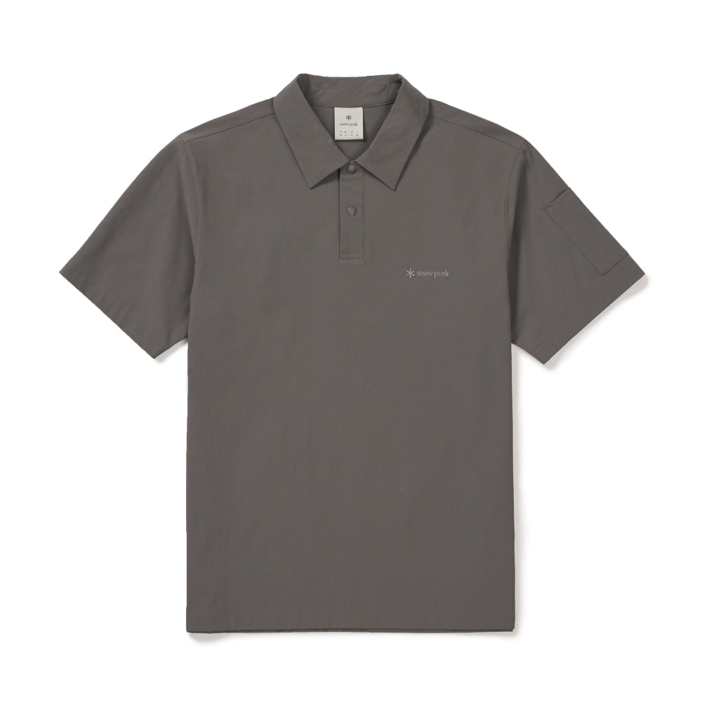경량 코듀라 폴로 반팔 티셔츠 Dark Khaki