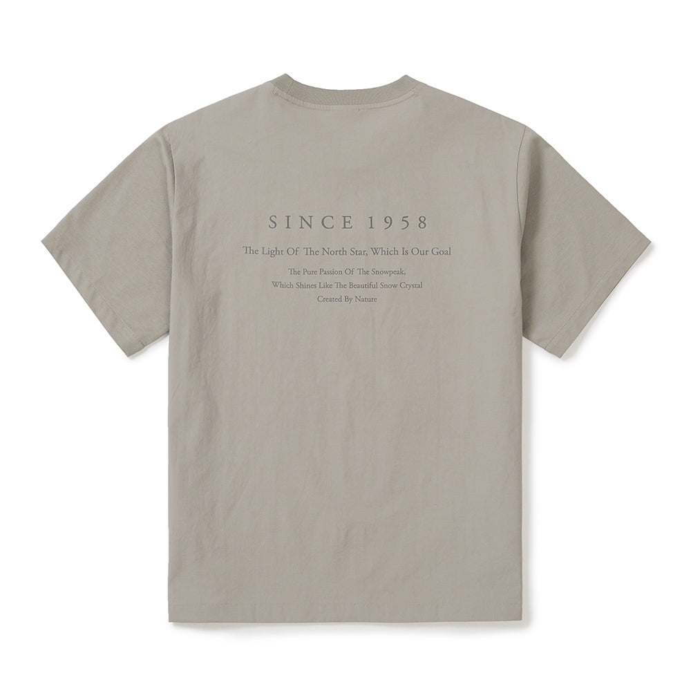 워크 하이브리드 반팔 티셔츠 Fog Gray