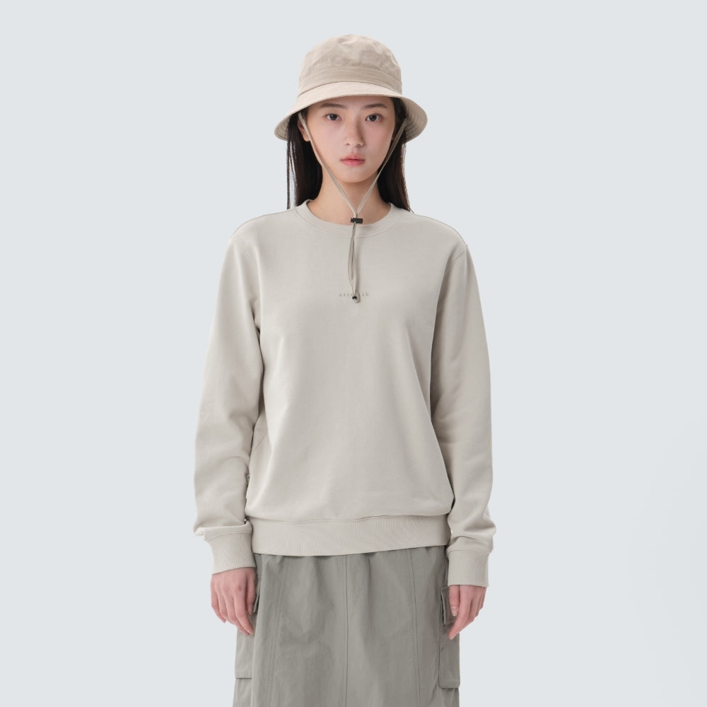 여성 아스타리스크 맨투맨 Light Beige