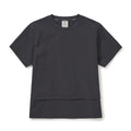 루트 여성 스트링 반팔 티셔츠 Charcoal