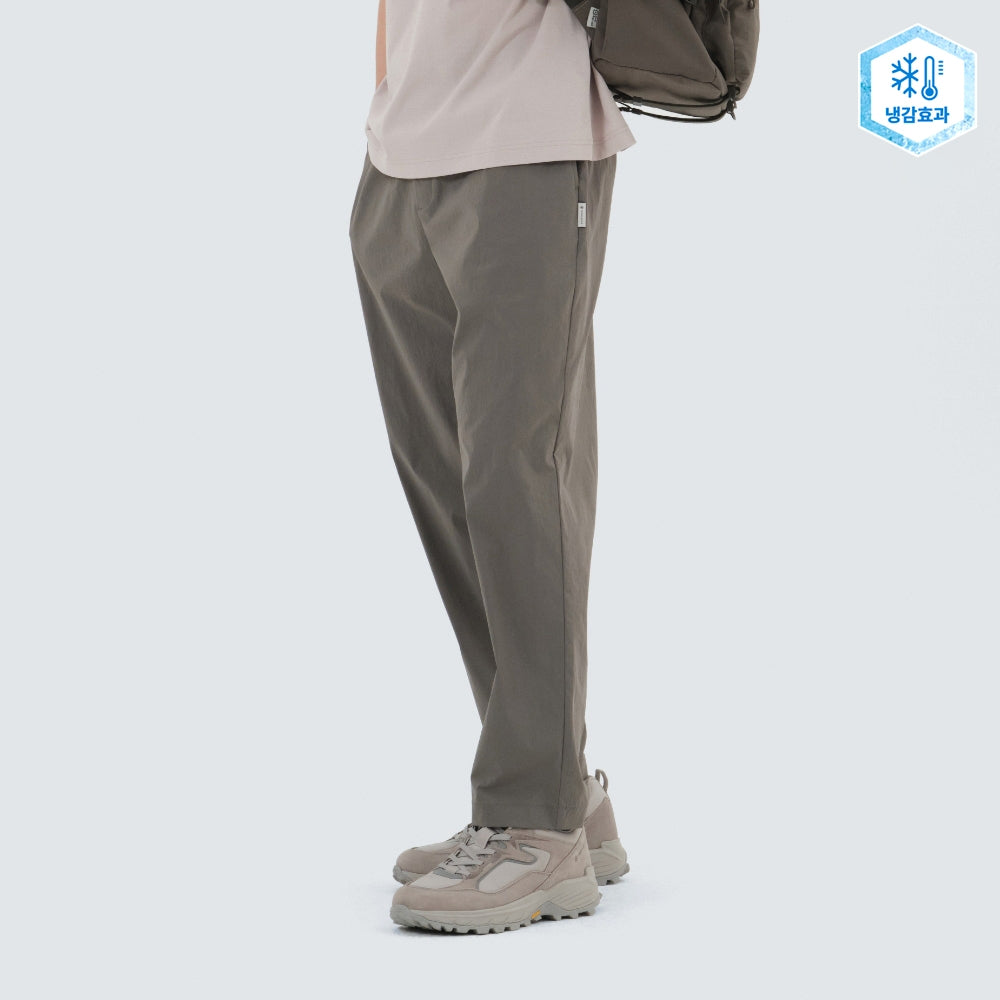냉감 루트 테이퍼드 팬츠 Dark Khaki