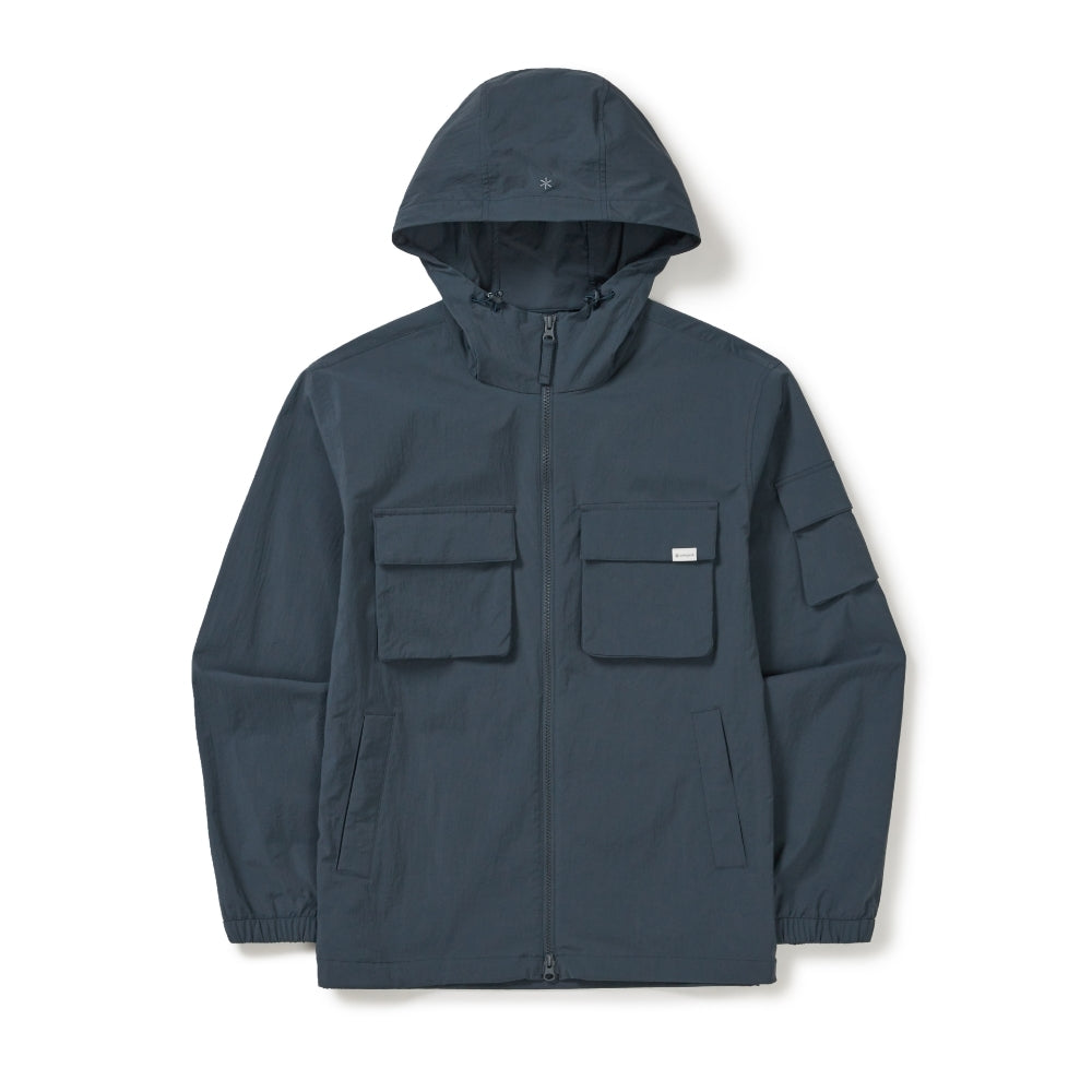 루트 아웃 포켓 바람막이 Vintage Blue