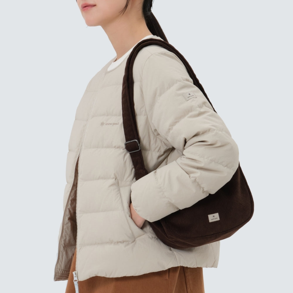 코듀로이 스몰 호보백 Choco Brown
