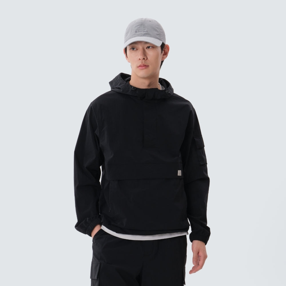 루트 후드 아노락 Black