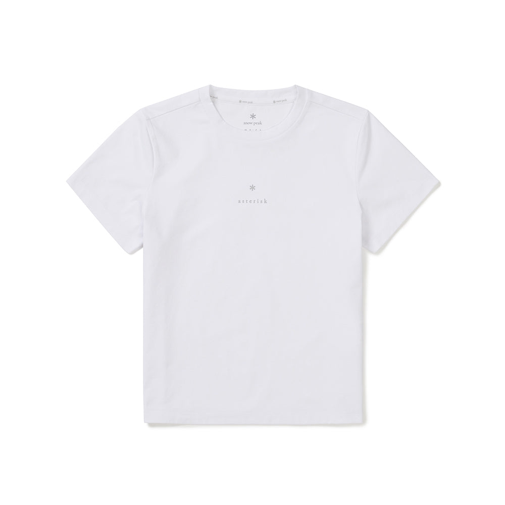퀵드라이 여성 아스타리스크 반팔 티셔츠 White