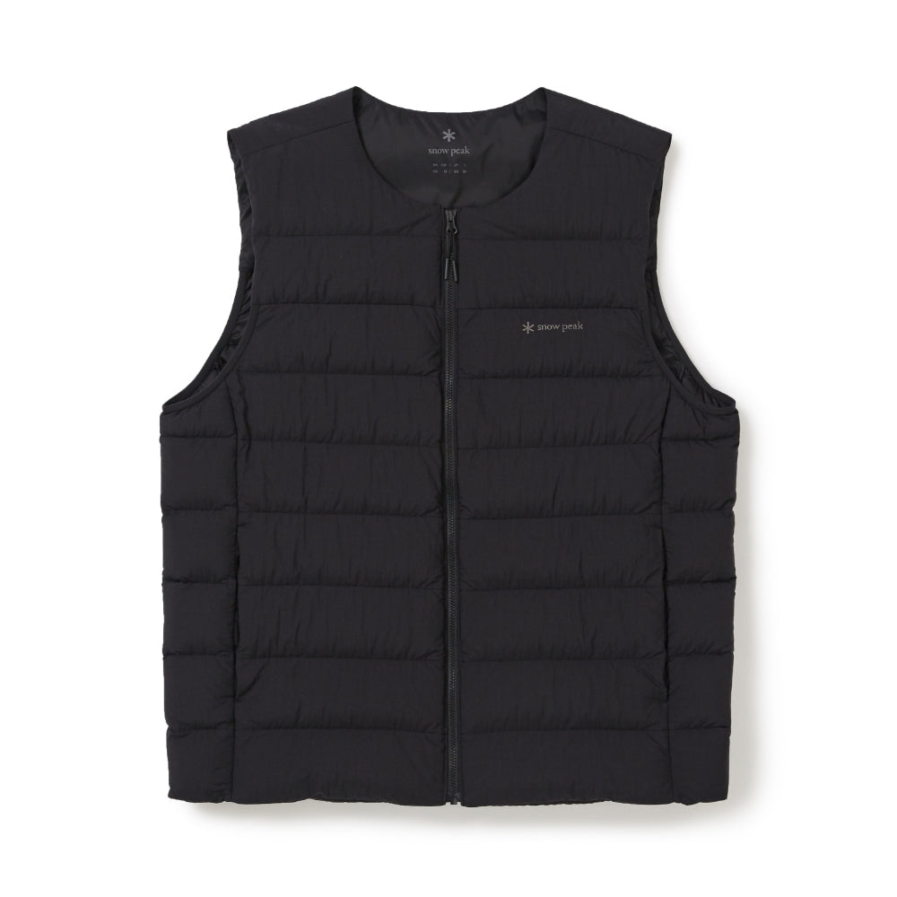 에어리 라운드넥 경량 다운 베스트 Dark Charcoal