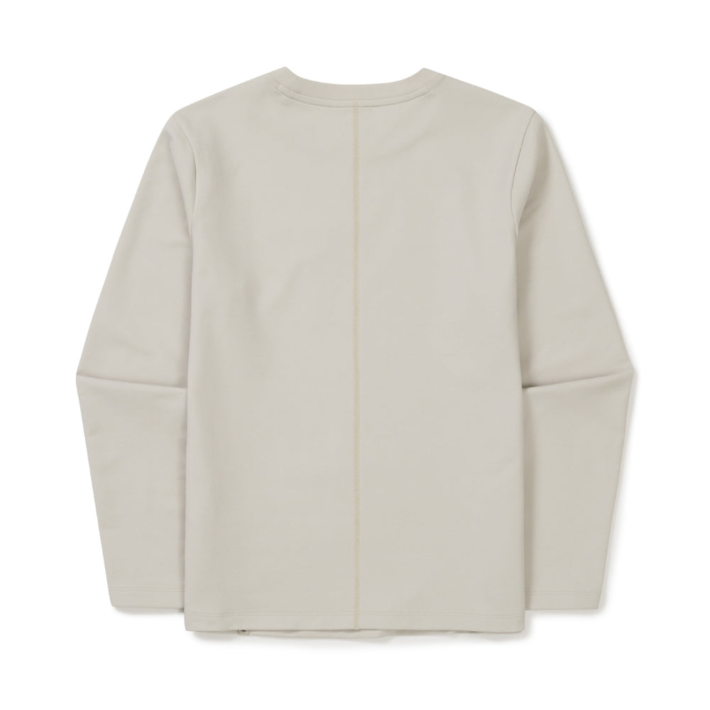 코나두 여성 긴팔 티셔츠 Light Beige