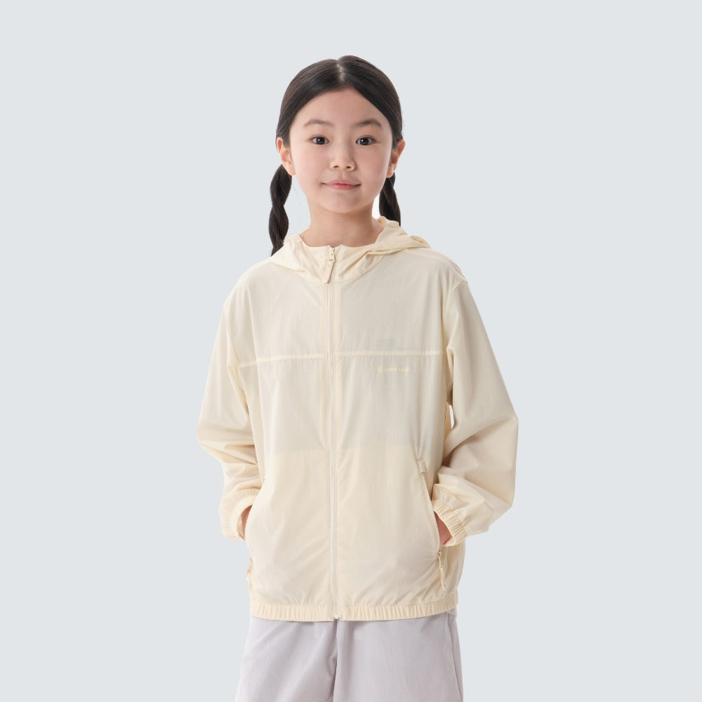 키즈 경량 바람막이 Pastel Yellow