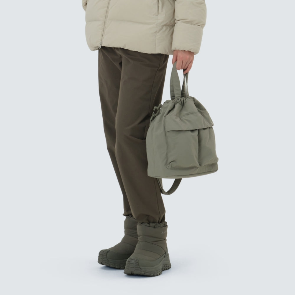 캠플 라지 버킷백 Olive