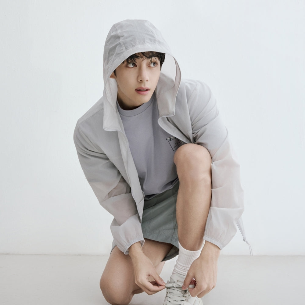피코 초경량 바람막이 Ice Gray