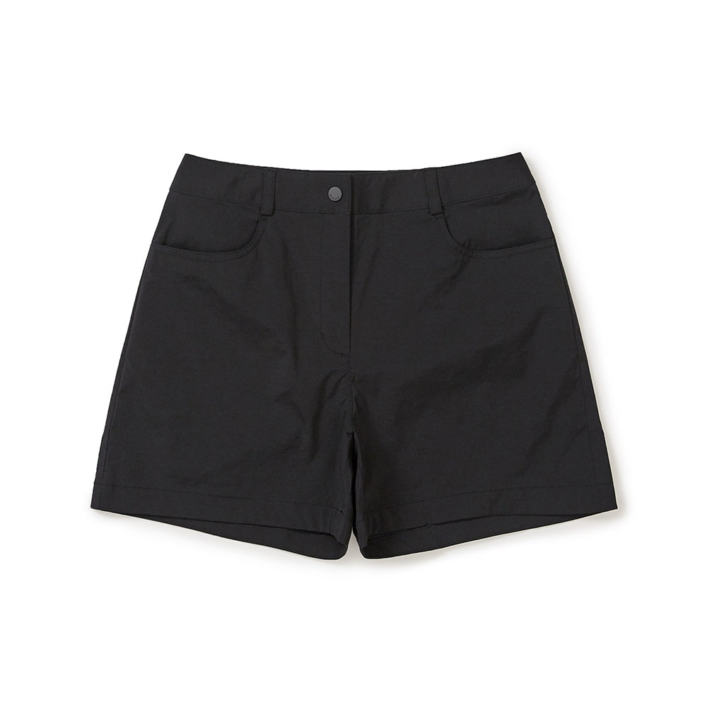 워크 여성 베이직 반바지 Black
