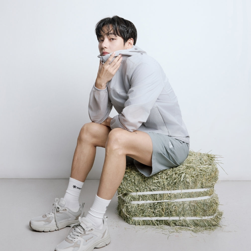 타슬란 4부 반바지 Gray Mint