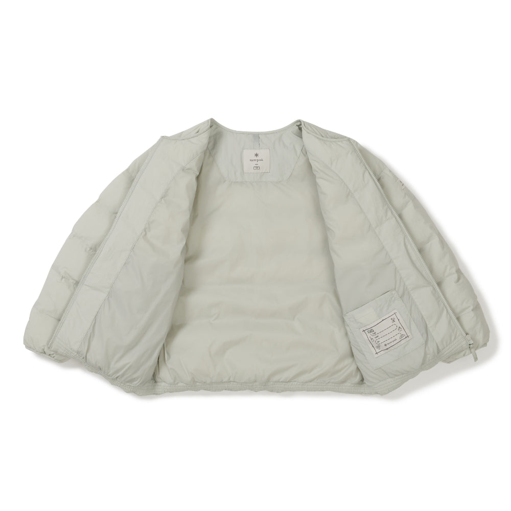 키즈 랜드 경량 다운 자켓 Mint Khaki