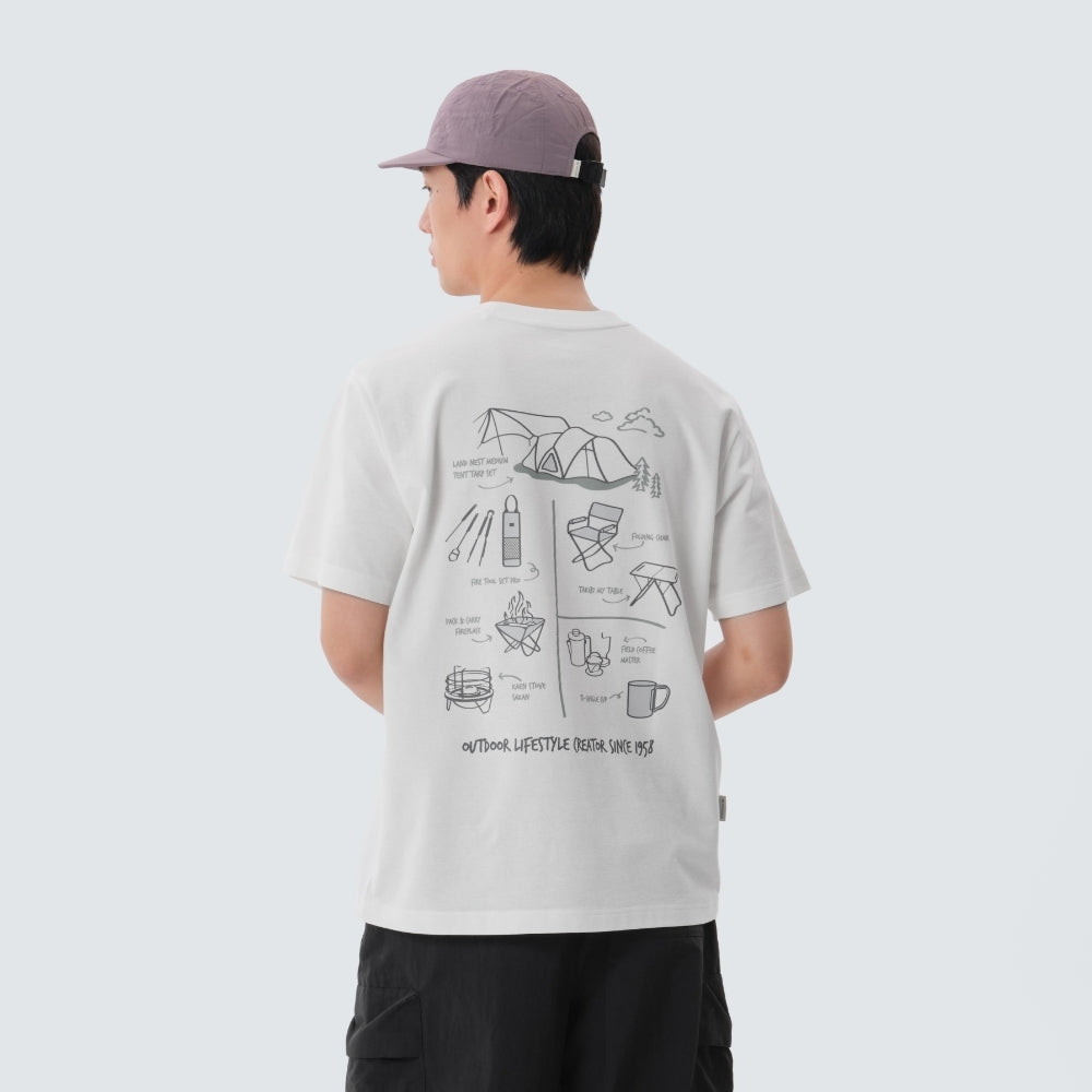 소로나 기어 반팔 티셔츠 Off White