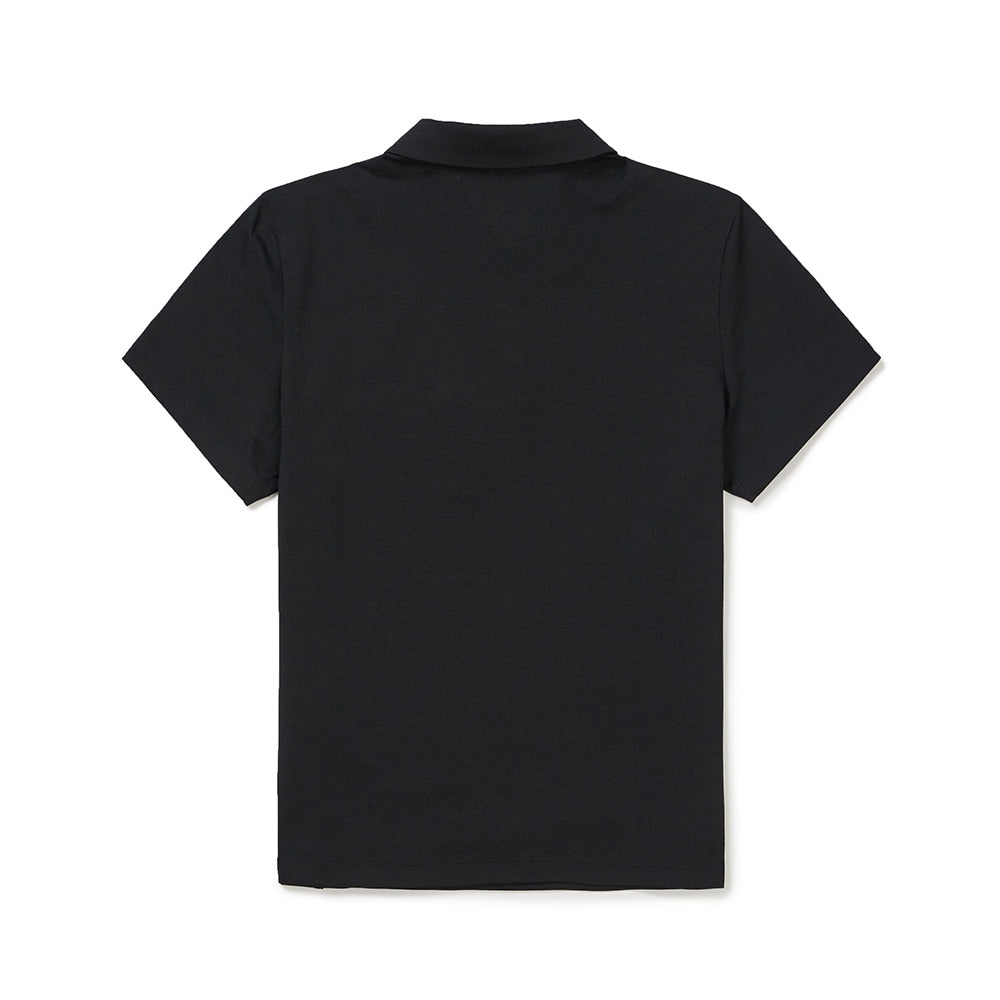 퀵드라이 여성 반팔 폴로 티셔츠 Black