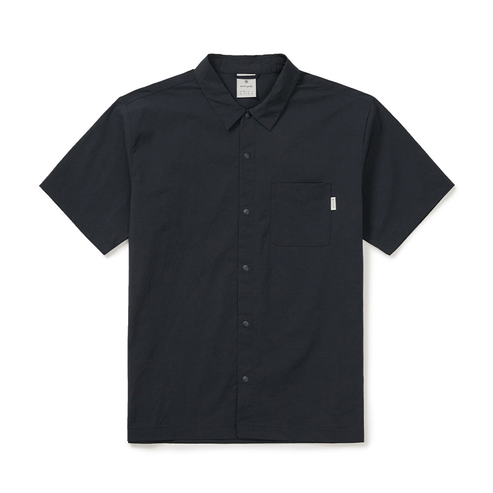 냉감 루트 반팔 셔츠 Navy