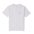 에어로쿨 레터링 우븐 패치 반팔 티셔츠 White
