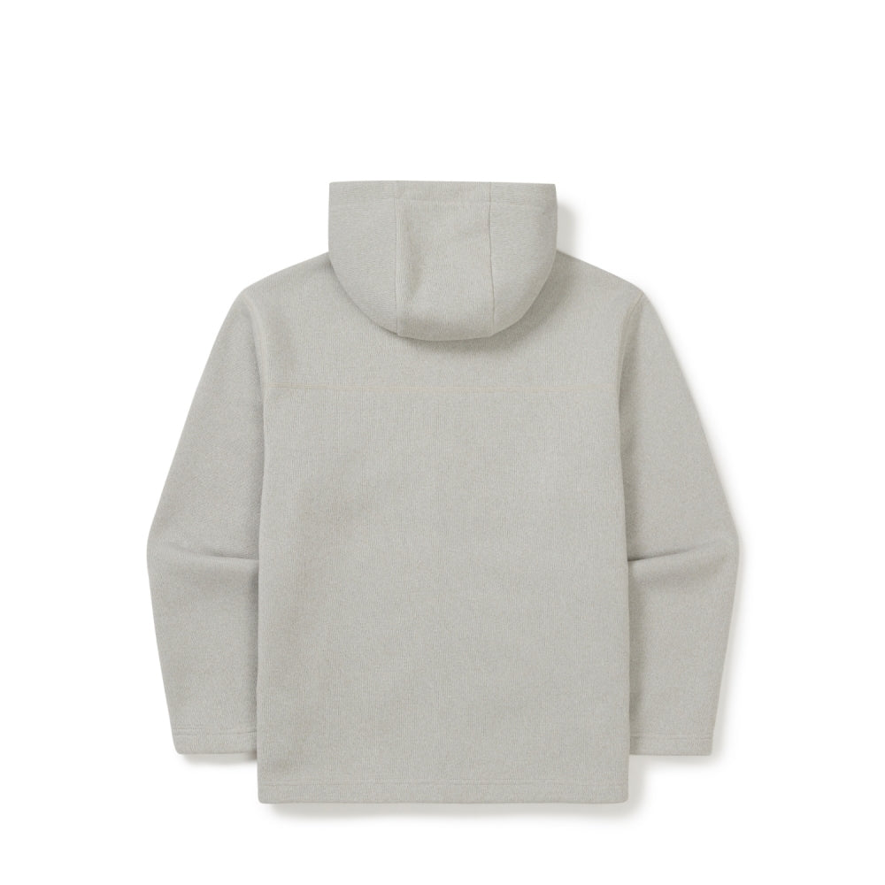 니트 후드 집업 Sand Beige