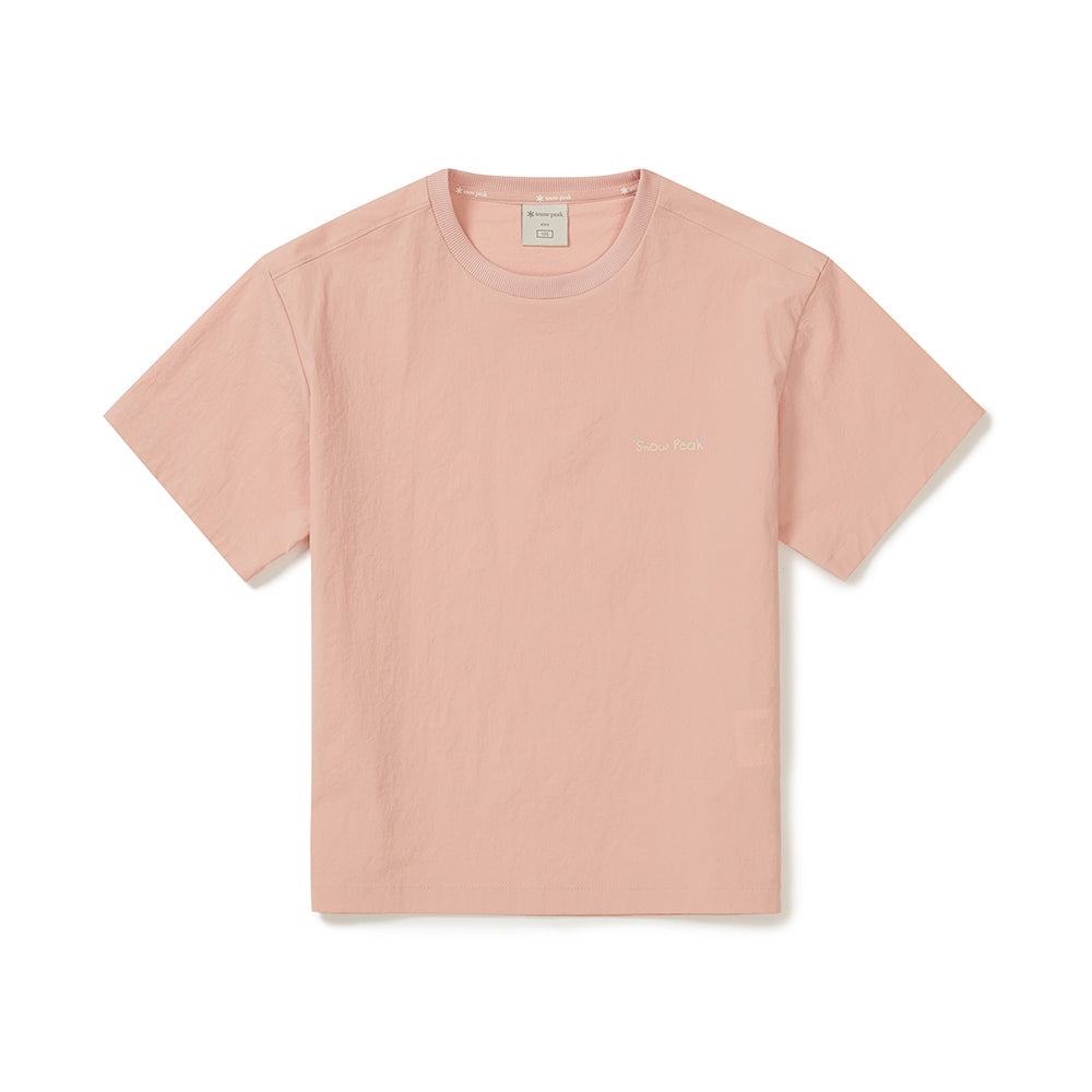 키즈 냉감 루트 반팔 티셔츠 Light Pink