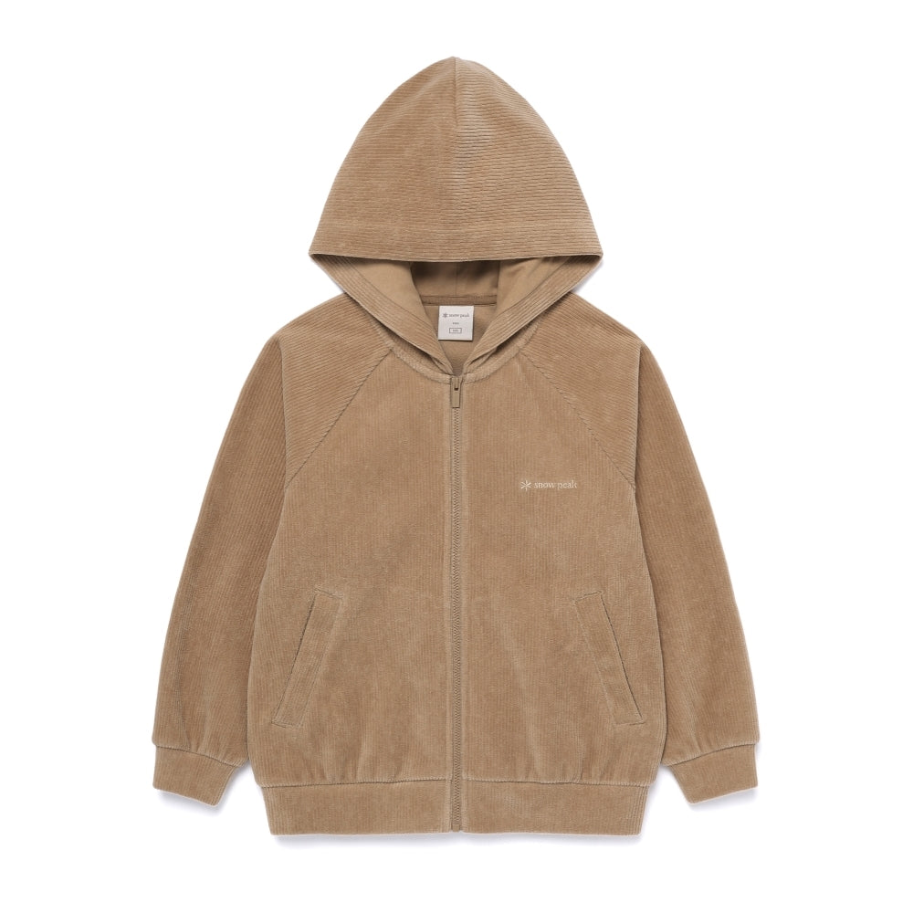 키즈 코듀로이 후드 집업 Camel