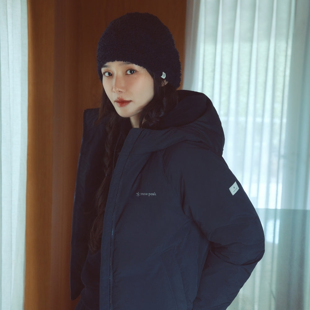 랜드 여성 후드 경량 다운 자켓 Black